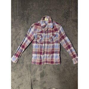 Vintage Gentleman John Button Front Shirt 60's Women's Size M